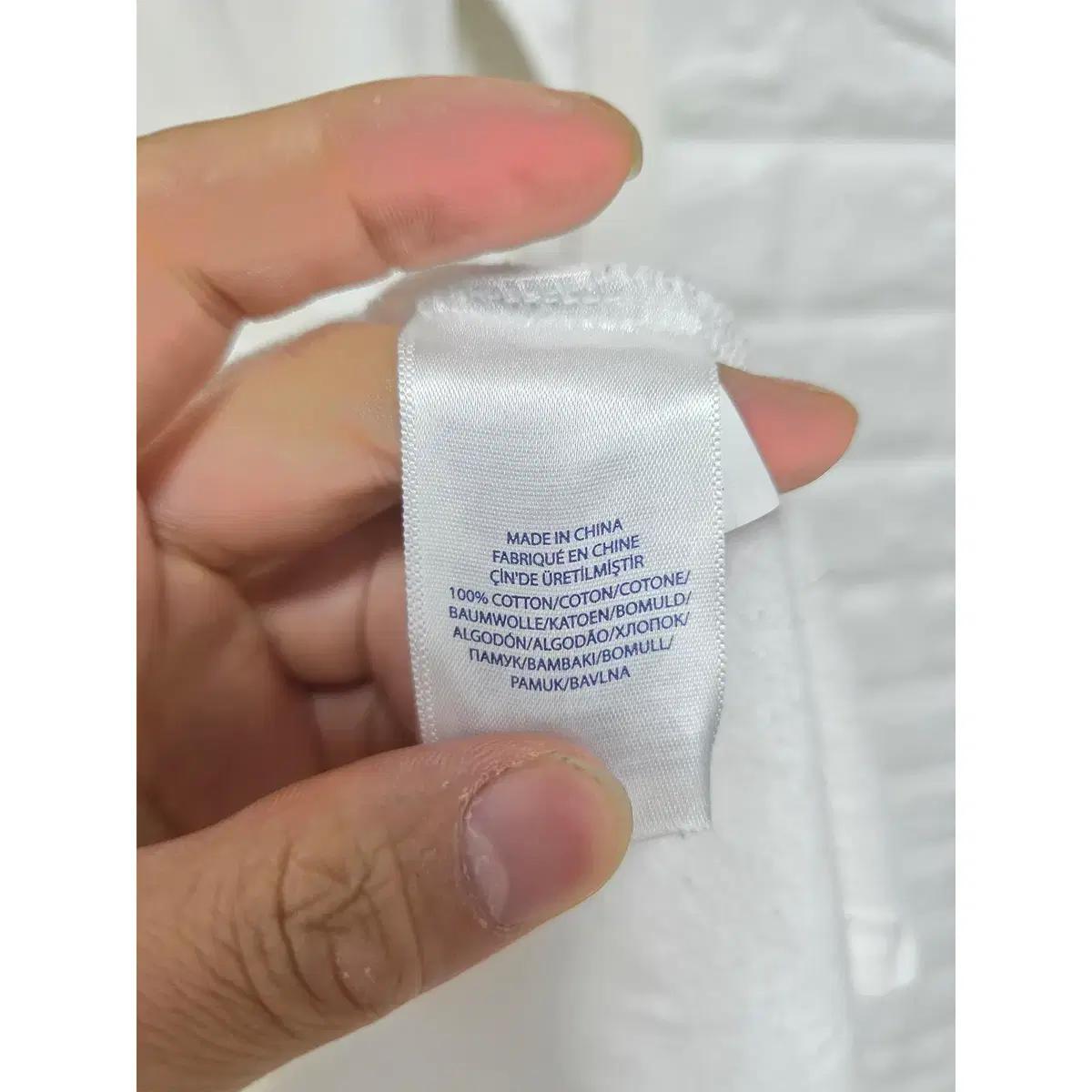 M 폴로랄프로렌 화이트 카라 긴팔 티 D332 4