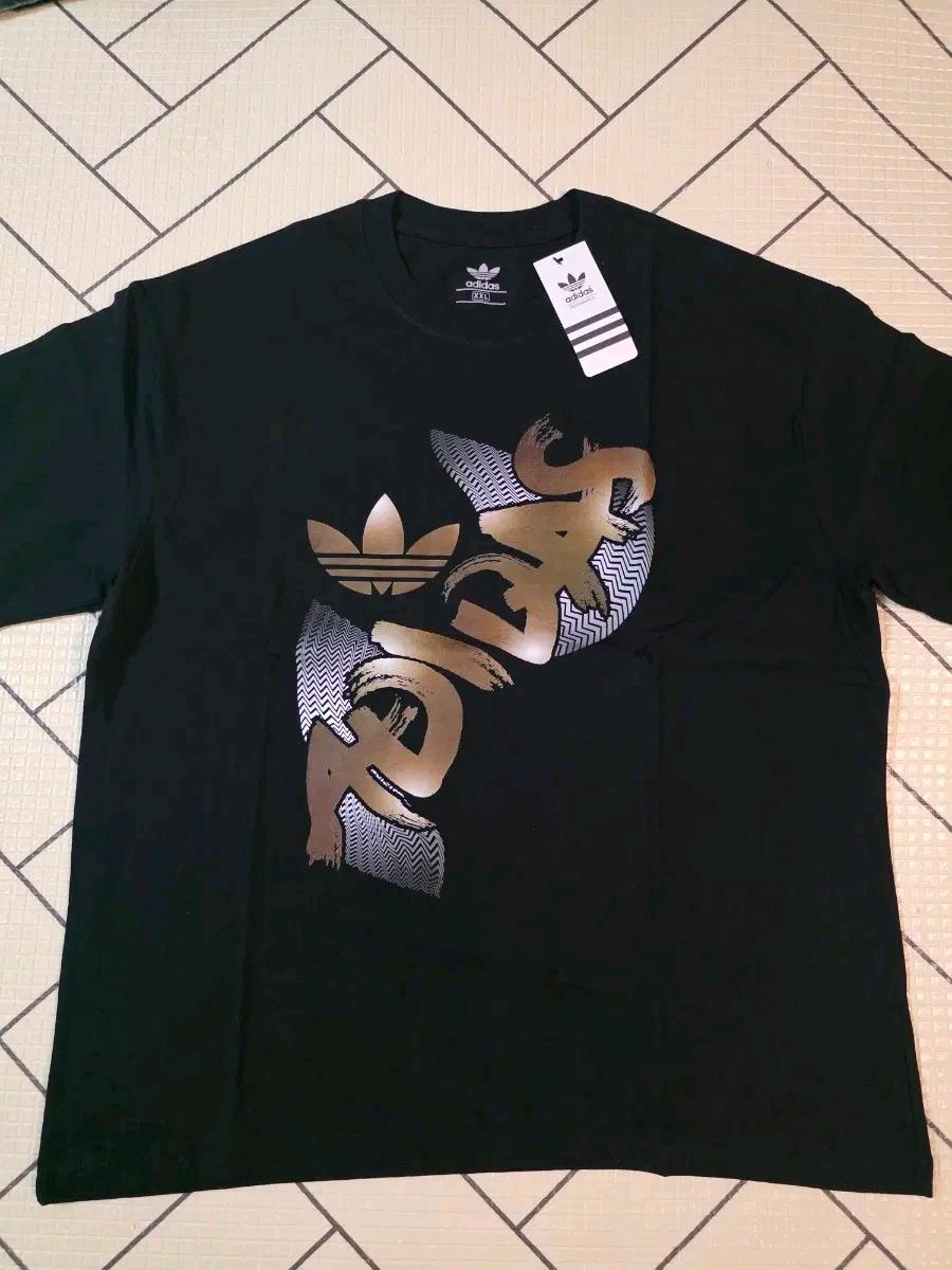 아디다스 반팔티 검정 XXL 3
