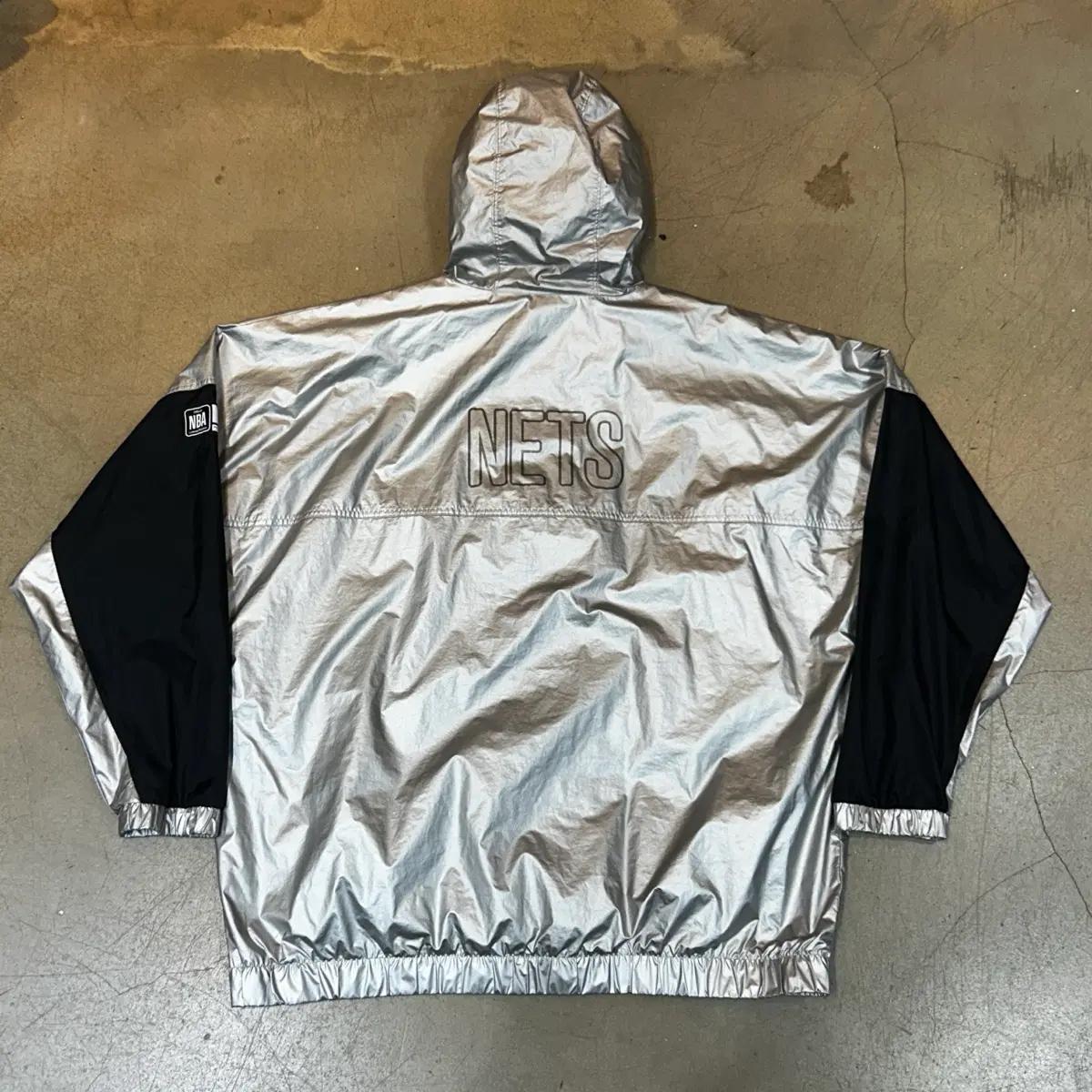 XXL 나이키 NBA 바스켓볼 그레이 바람막이 4