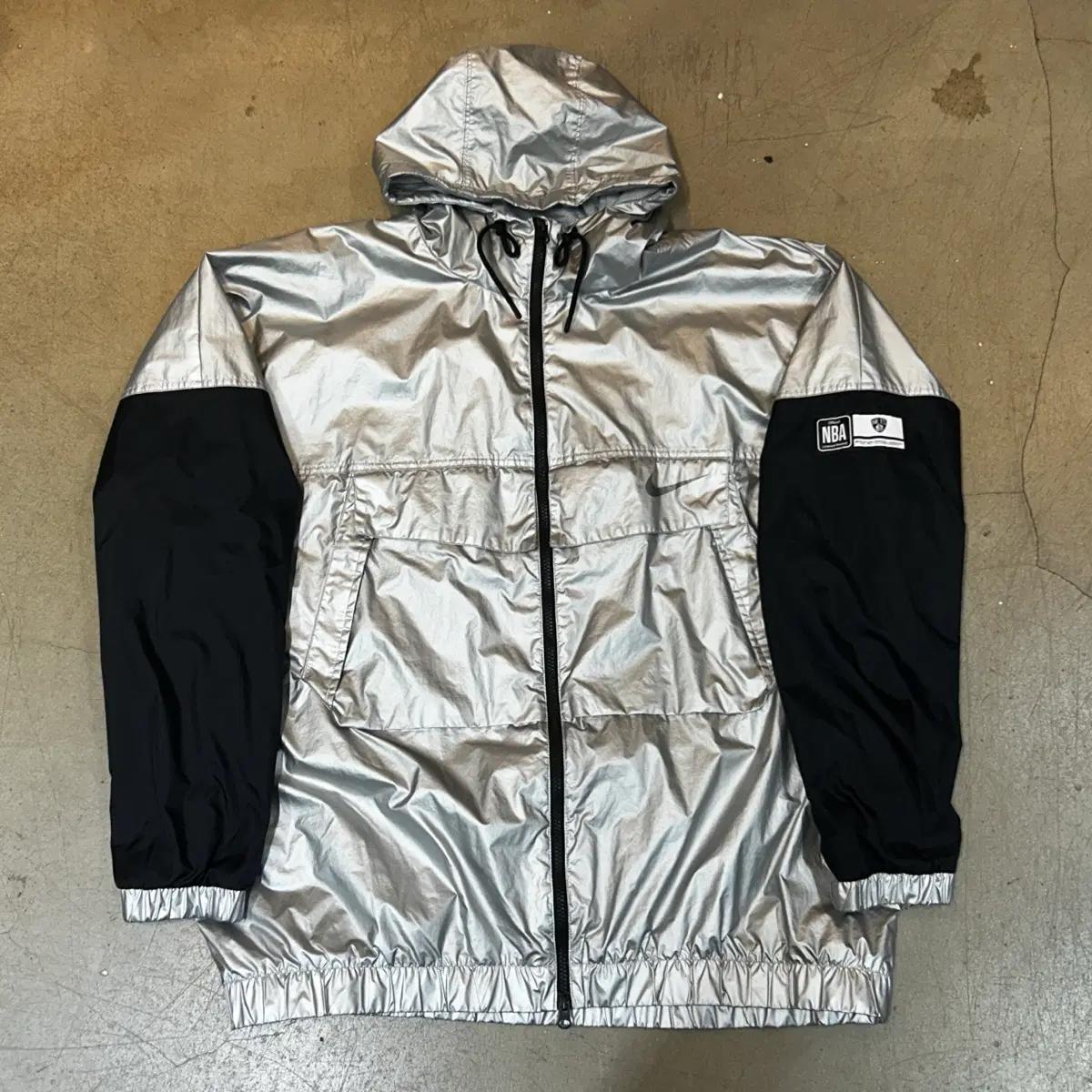 XXL 나이키 NBA 바스켓볼 그레이 바람막이 3
