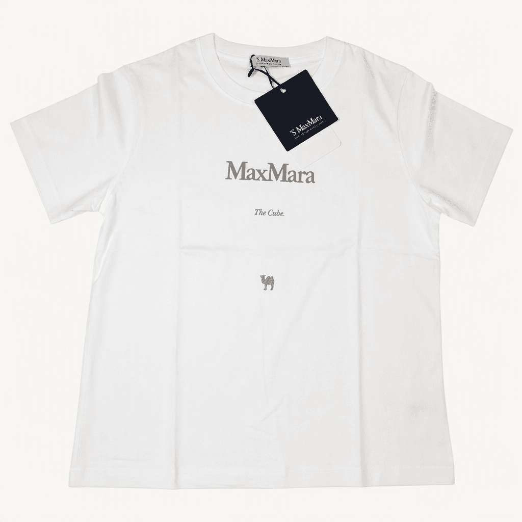 S MaxMara 반팔티 화이트 M
