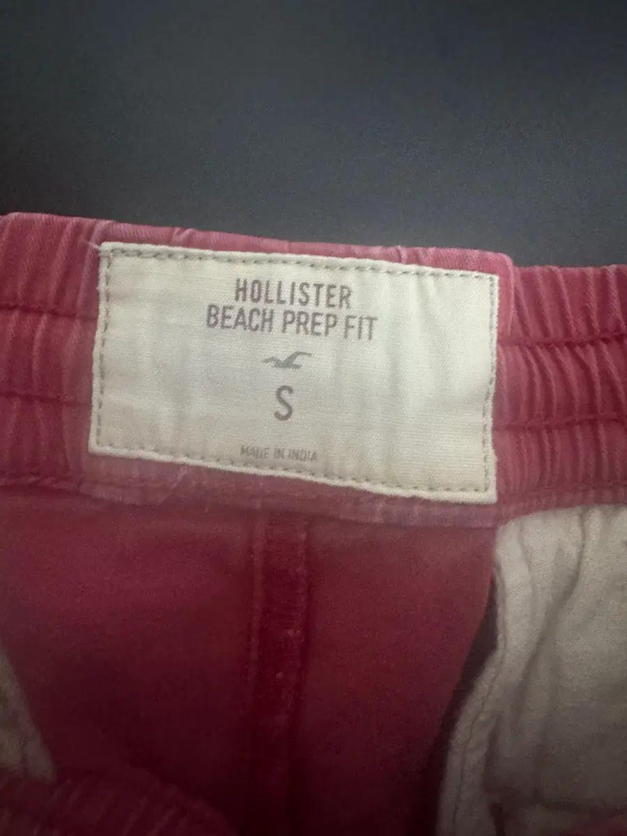 홀리스터 Hollister 비치 프렙 핏 드로스트링 반바지 핑크 4