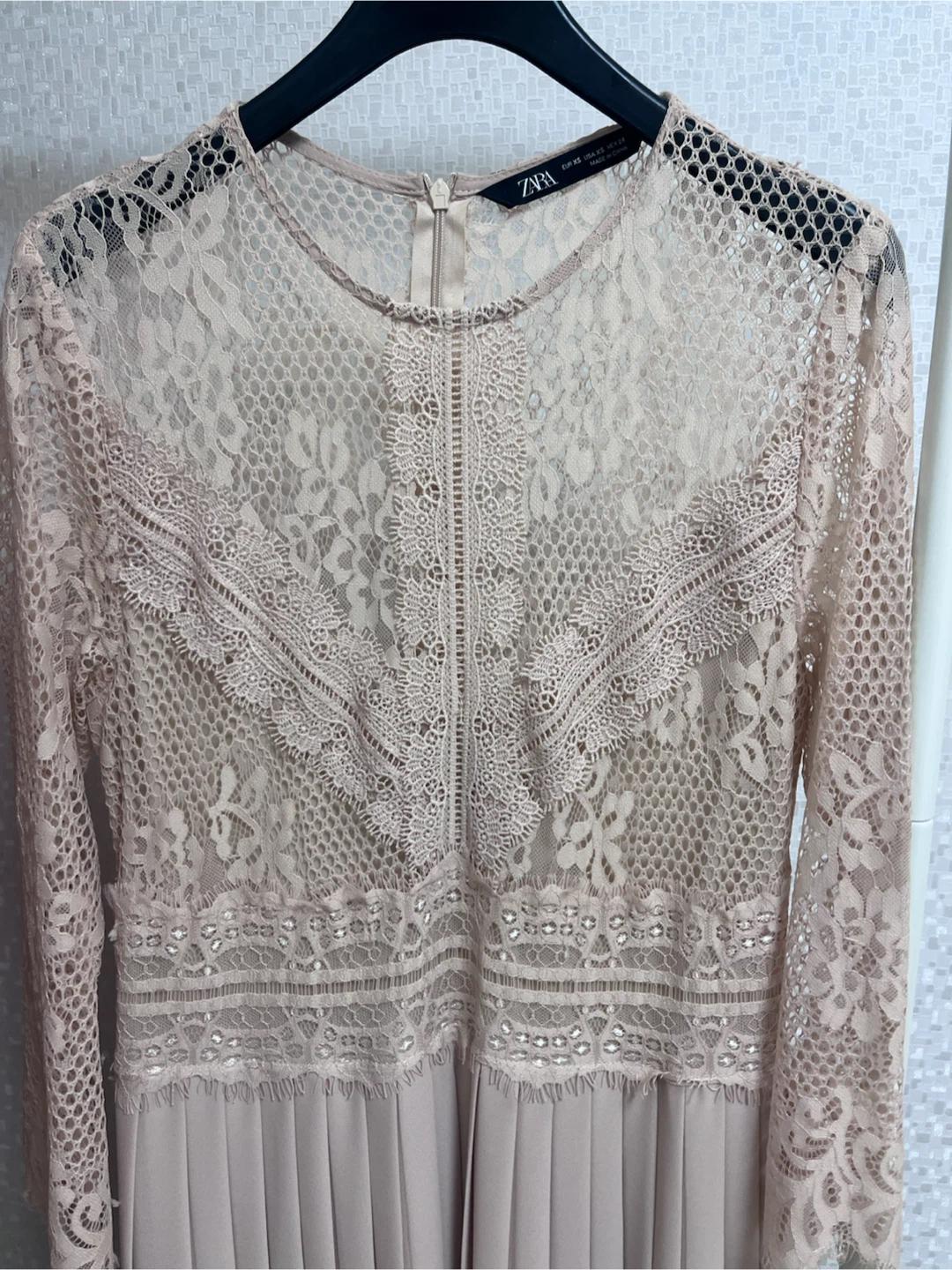 ZARA 레이스 플리츠 원피스 2