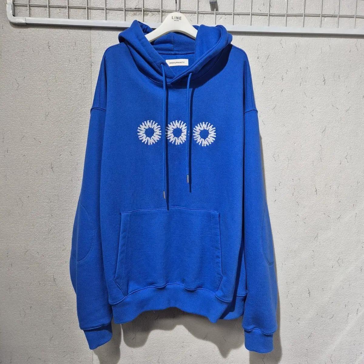 999휴머니티 후드티 블루 2
