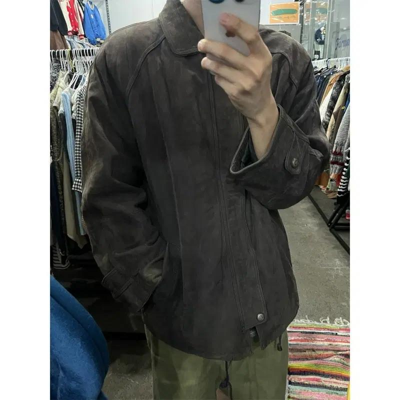 90s 소가죽 스웨이드 자켓 Made in KOREA 3