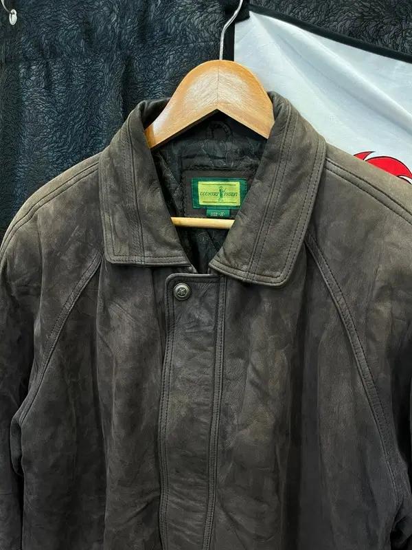 90s 소가죽 스웨이드 자켓 Made in KOREA 4