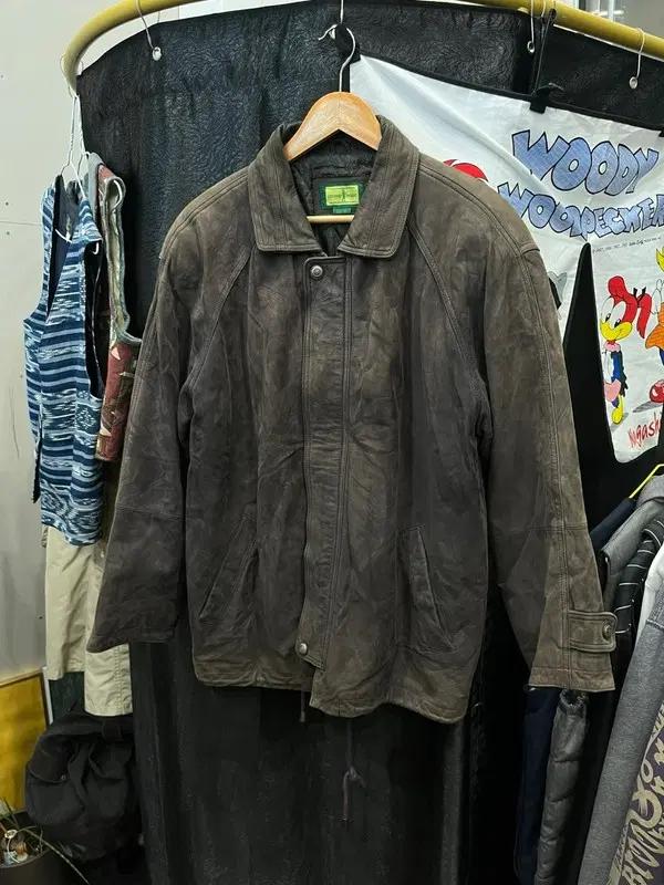 90s 소가죽 스웨이드 자켓 Made in KOREA 2