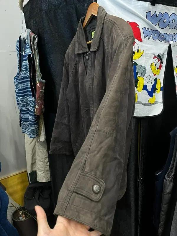 90s 소가죽 스웨이드 자켓 Made in KOREA 6