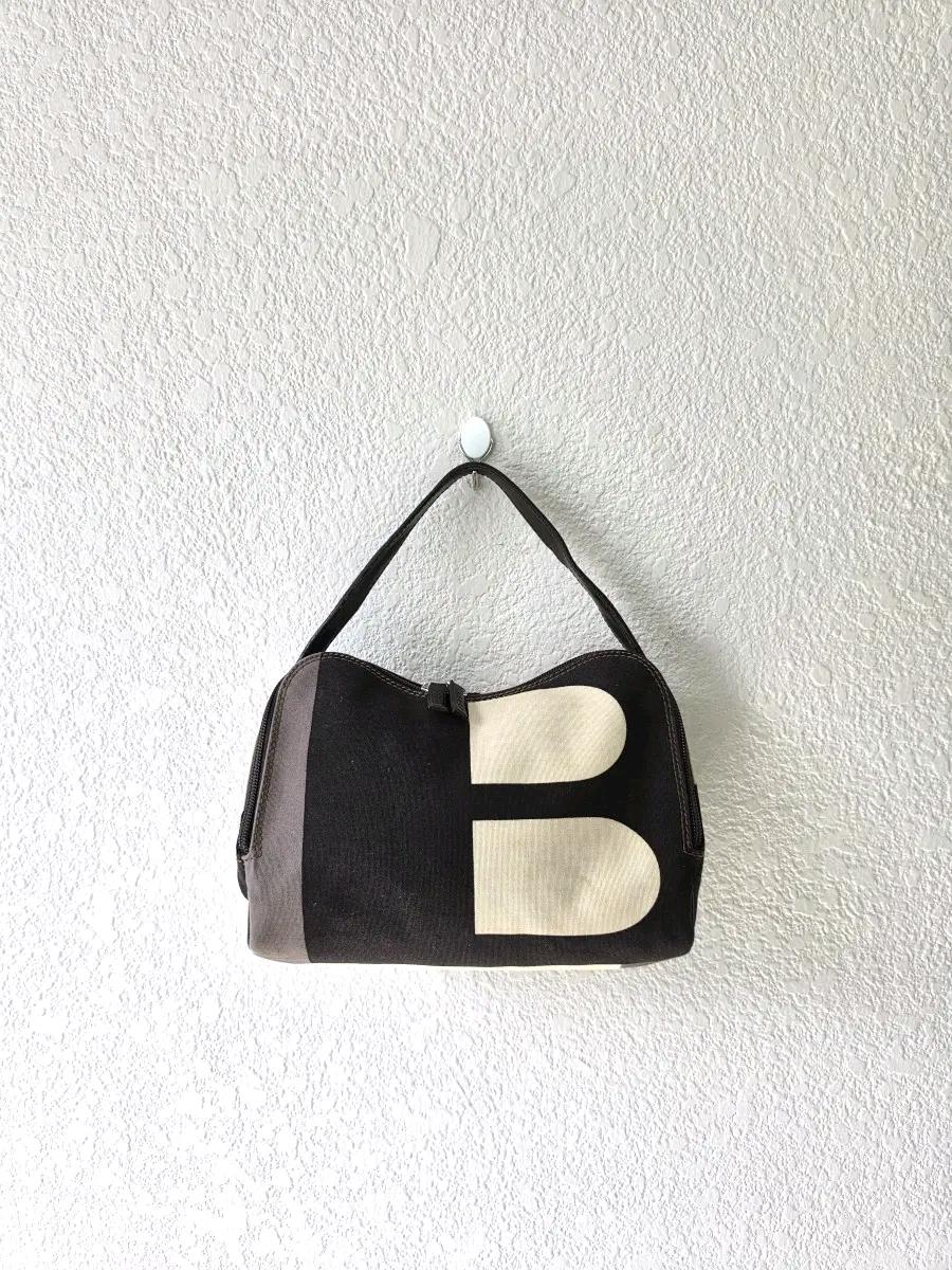 00s 발리 캔버스 B로고 토트백 (made in italy) 2
