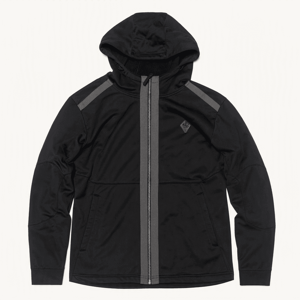 코오롱스포츠 기능성 기모 후드 자켓 L ~ XL 블랙