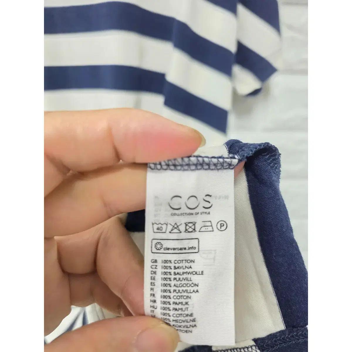 L 코스 COS 스트라이프 원피스 E725 4