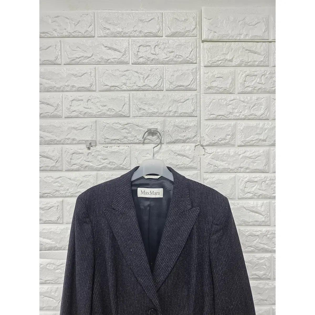 M 막스마라 핀스트라이프 테일러드 자켓 자켓 D258 6
