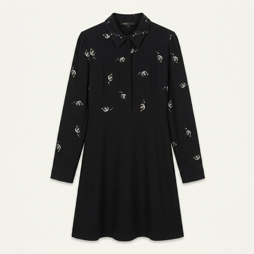M 마쥬 MAJE 블랙 원피스 D474