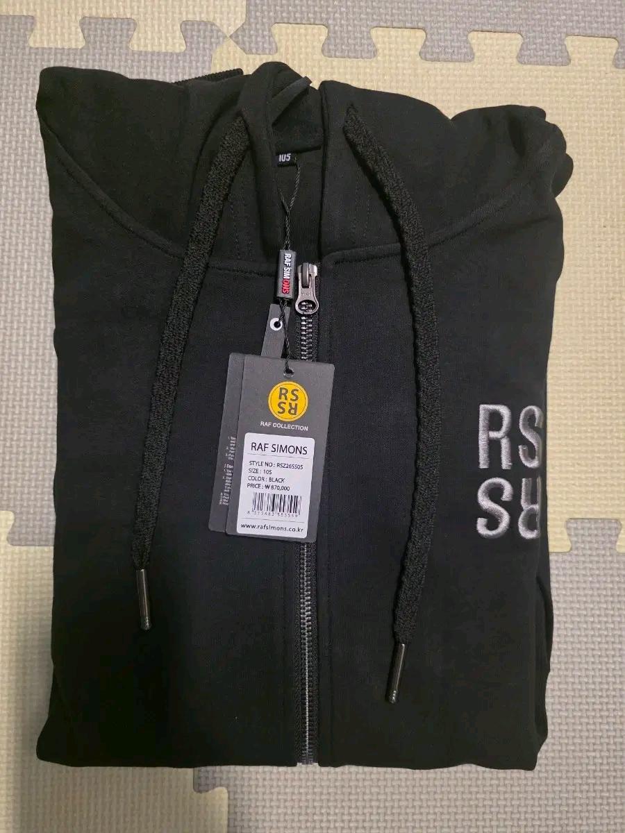 라프시몬스 블랙 후드집업XL 새상품 쇼핑백 포함 정품 4