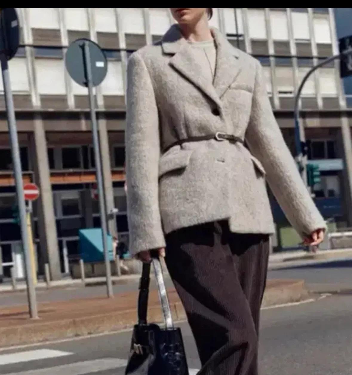 루에브르 울자켓 wool blended single breasted jacket 3