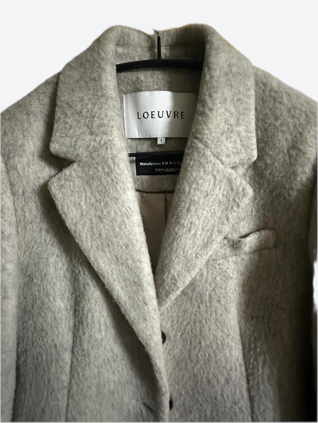 루에브르 울자켓 wool blended single breasted jacket 5