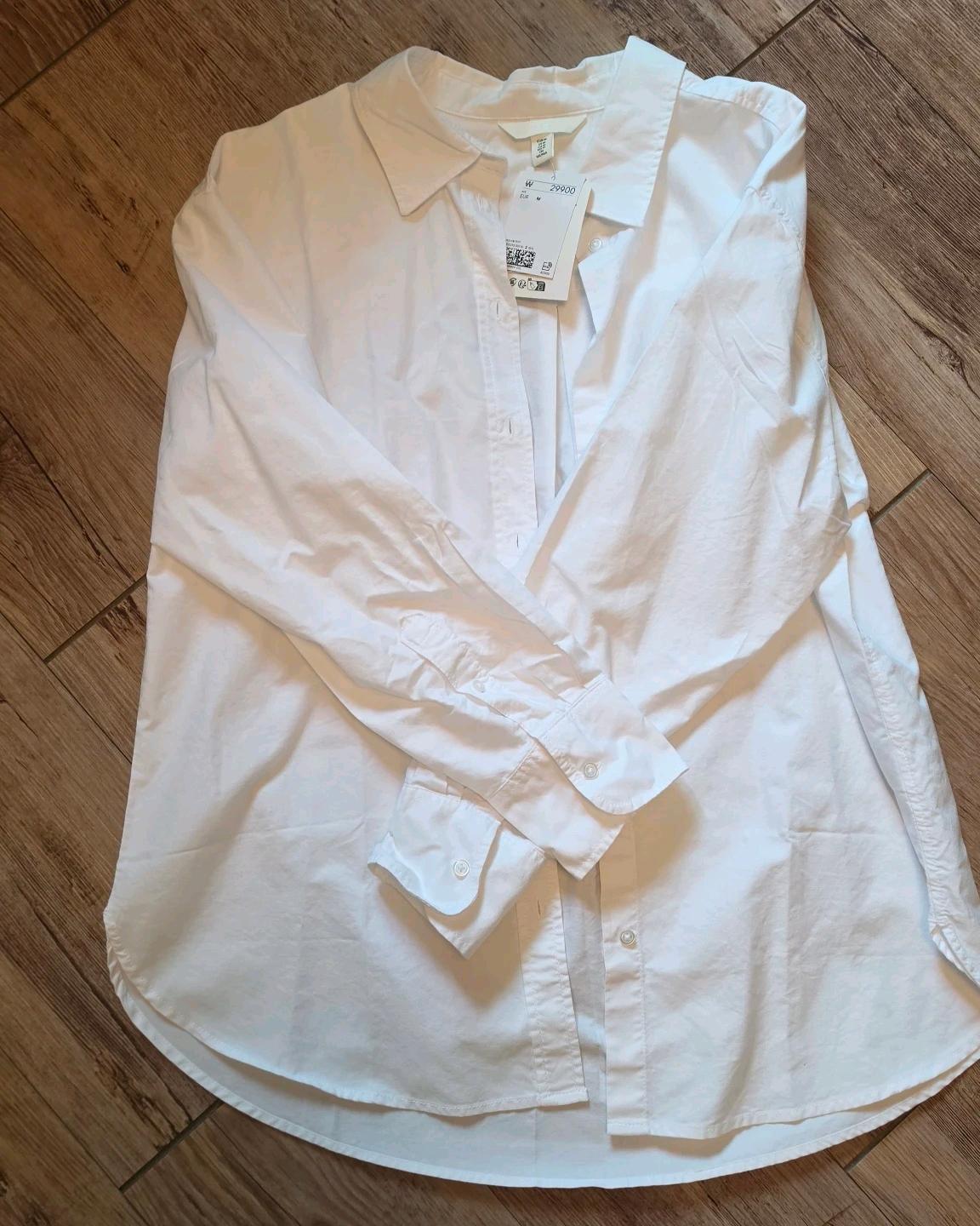 H&M 화이트 셔츠 M 사이즈 5