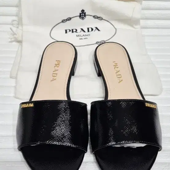 PRADA 프라다 사피아노 뮬 슬리퍼 36사이즈 230 2