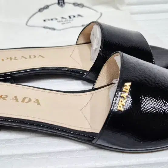 PRADA 프라다 사피아노 뮬 슬리퍼 36사이즈 230 3