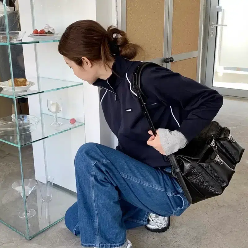 르메르 글로시 베지터블 레더 미디움 기어백 에스프레소 8