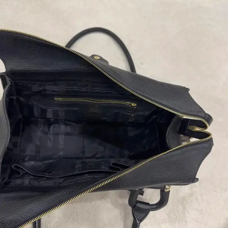 버버리 하우스체크 퀼팅 블랙 베이지 캔버스 토트숄더백 8