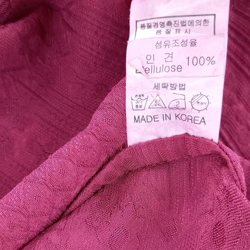 인견나라 여성 여름 7부소매 블라우스 다크핑크L(HU46505) 6