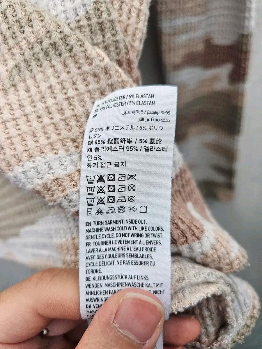 아메리칸이글 카모 와플 긴팔 티셔츠.496 6