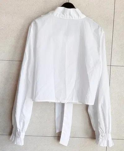 새) 자라 크롭 프릴 블라우스 10