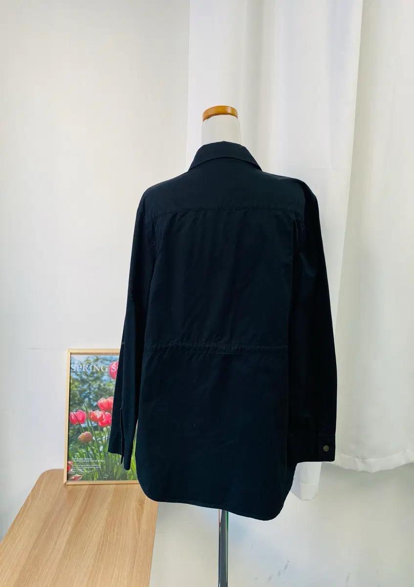 리안뉴욕 패치 장식 블랙 셔츠형 야상 6