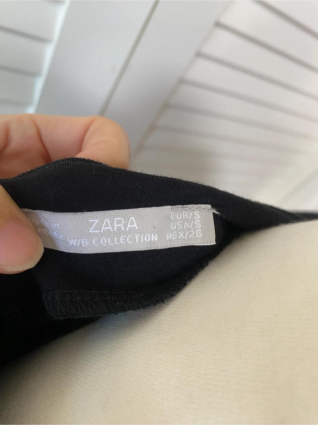 ZARA 블랙 랩 원피스 S 7