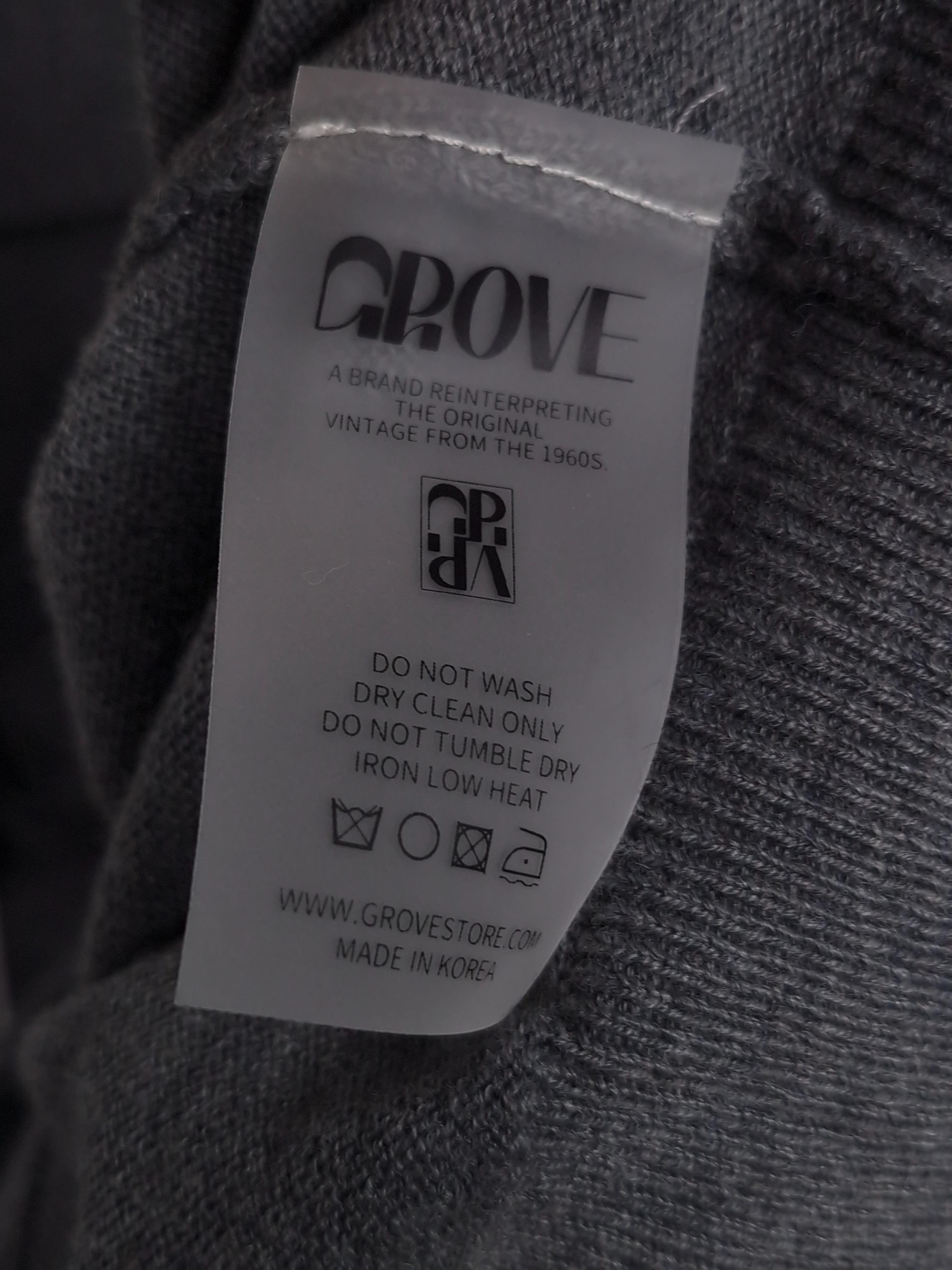 그로브 GROVE 회색 니트 FREE [A854] 5