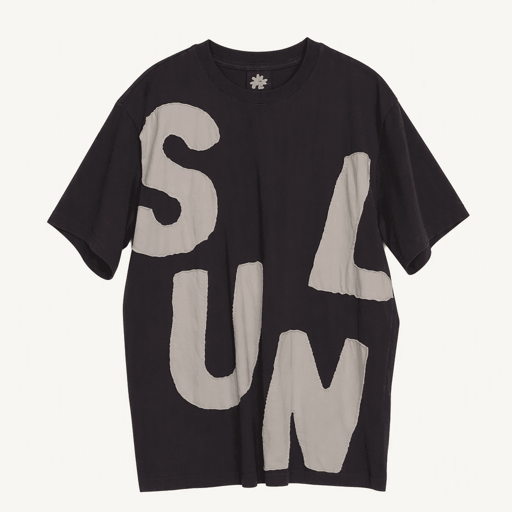 썬러브 SUNLOVE 차콜 반팔티셔츠 [A873]