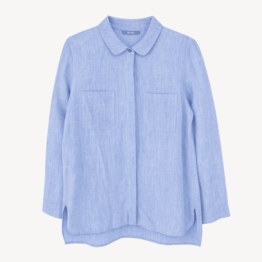 BCBG 여성 린넨 100% 셔츠 85 1
