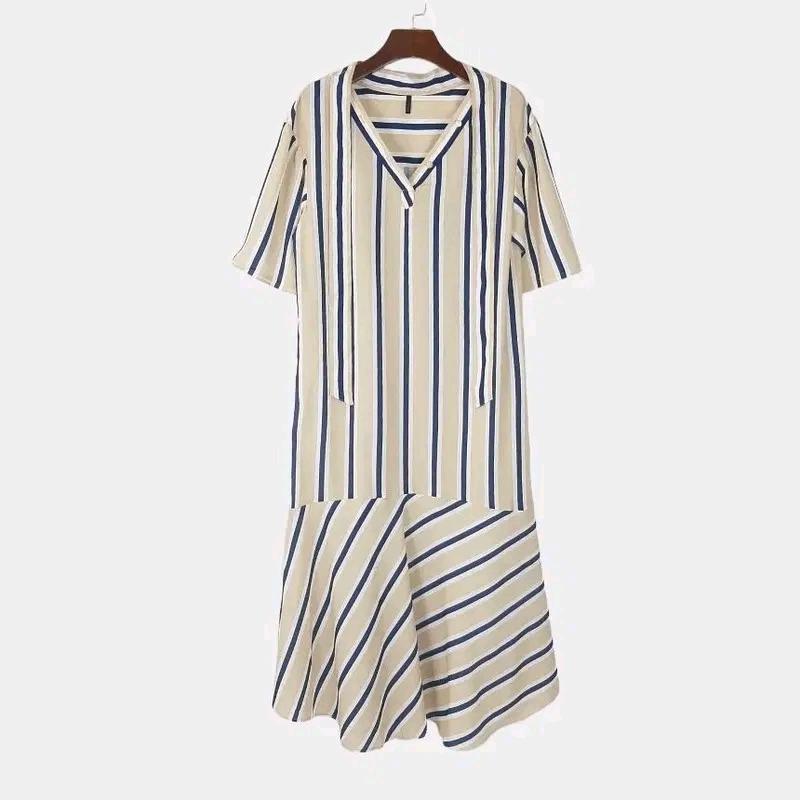 베네통 스트라이프 타이원피스 S 2
