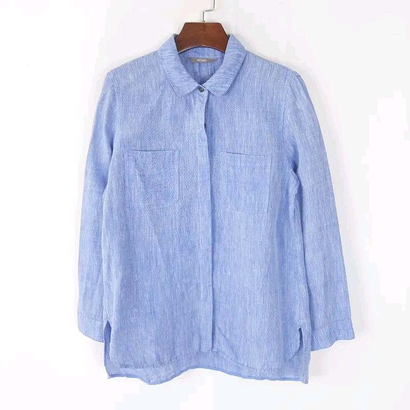 BCBG 여성 린넨 100% 셔츠 85 2