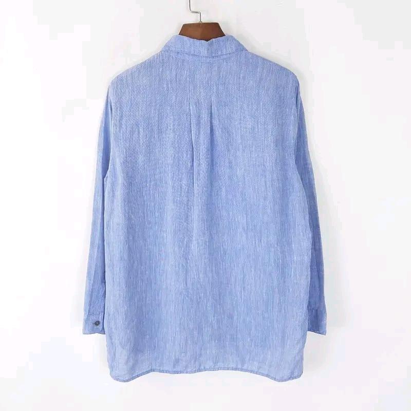 BCBG 여성 린넨 100% 셔츠 85 3