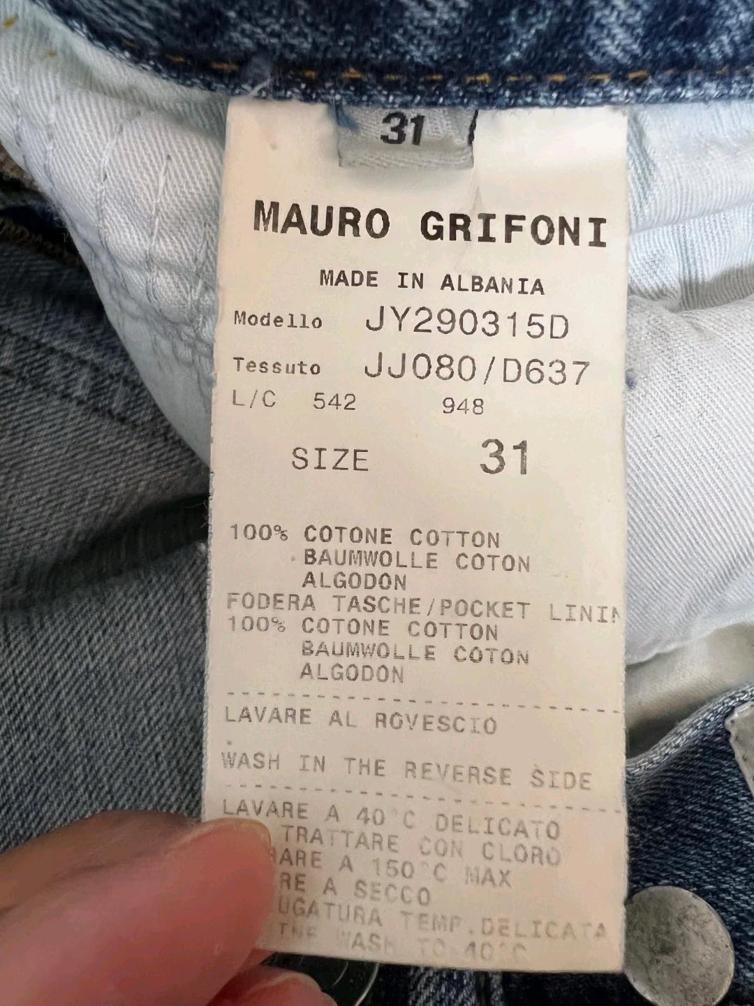 마우로그리포니 MAURO GRIFONI 디스트로이드 보이프랜드핏 데님팬츠 6