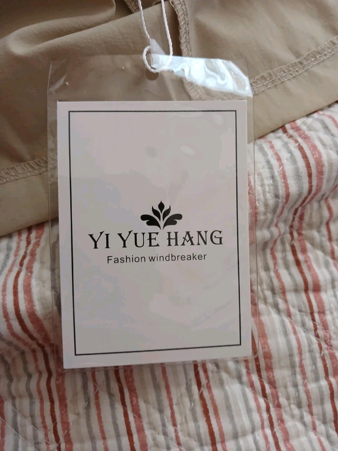 YI YUE HANG 베이지색 패션 바람막이 8