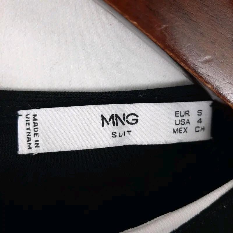 MNG SUIT 배색 민소매원피스 S 6