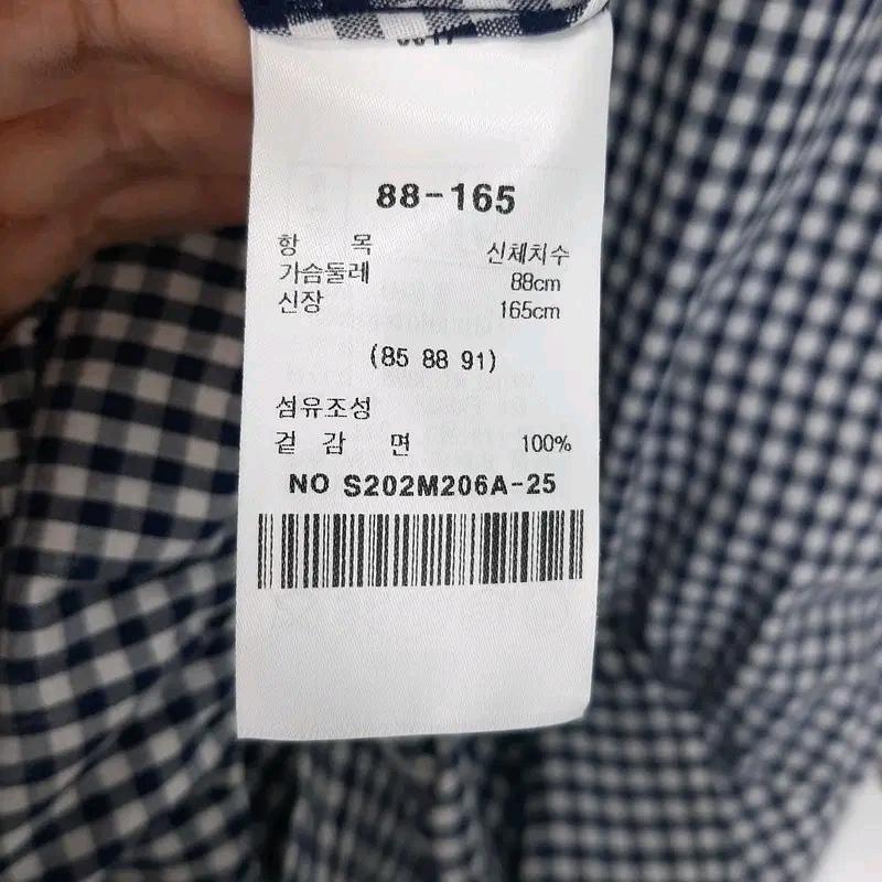 샤틴 넥레이스포인트 체크 블라우스 XS 7