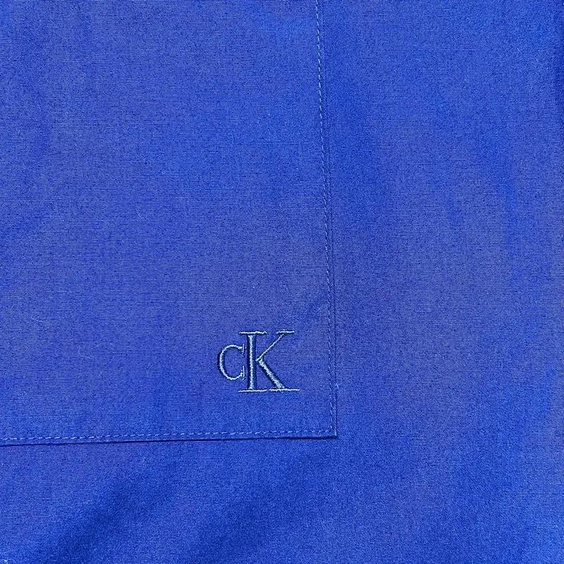 CALVIN KLEIN 반팔 셔츠 사아피어어 블루 M 5