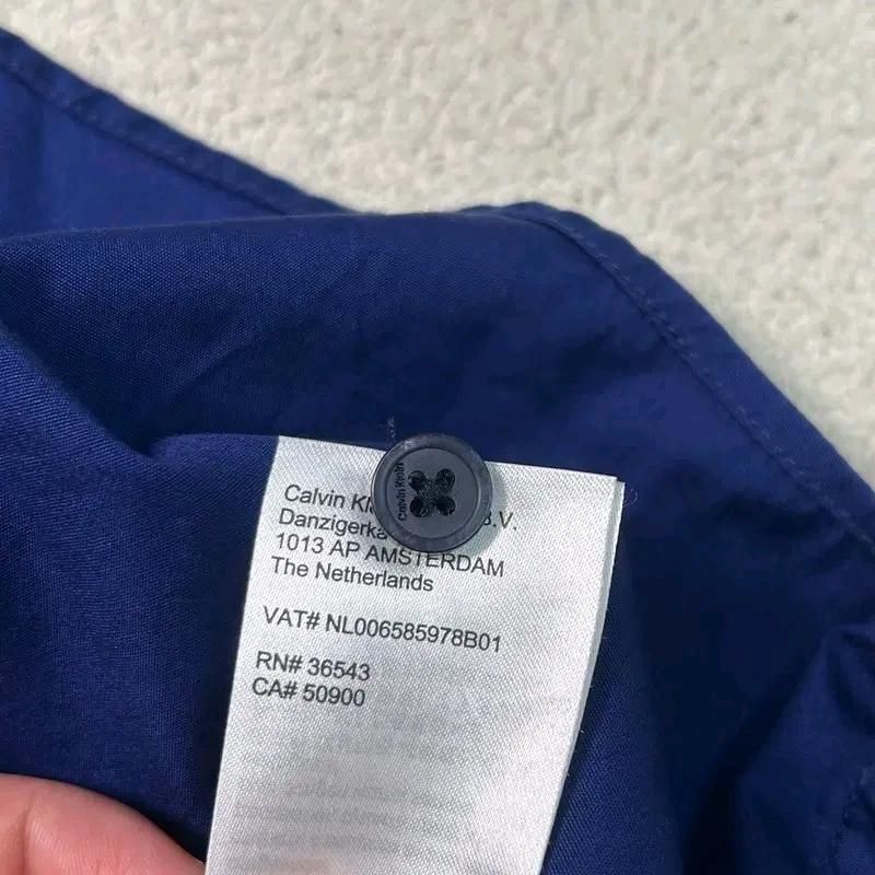 CALVIN KLEIN 반팔 셔츠 사아피어어 블루 M 8