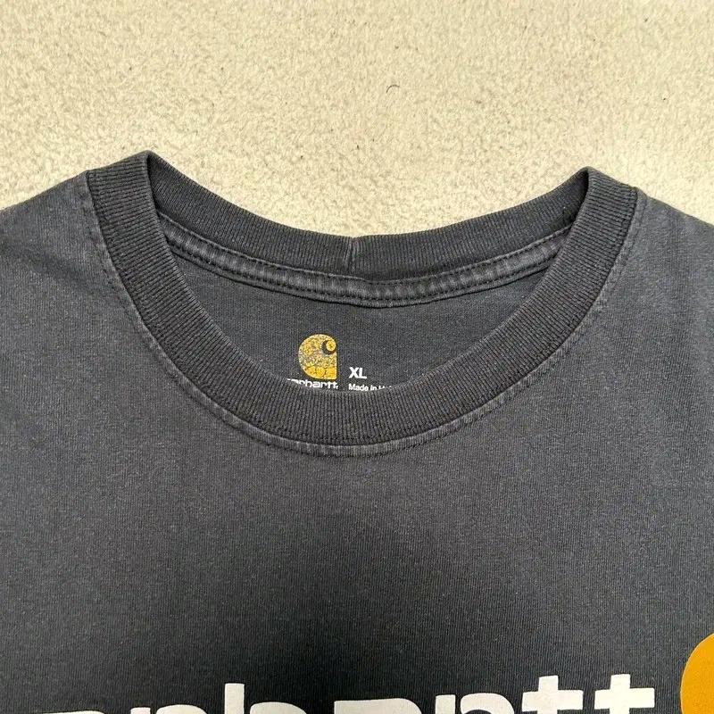 CARHARTT 루즈핏 반팔티 차콜 XL 5