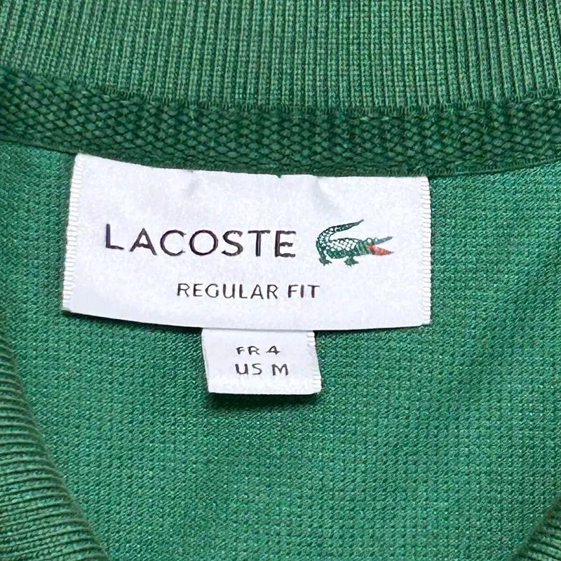 LACOSTE 레귤러핏 pk 반팔티 그린 M 8