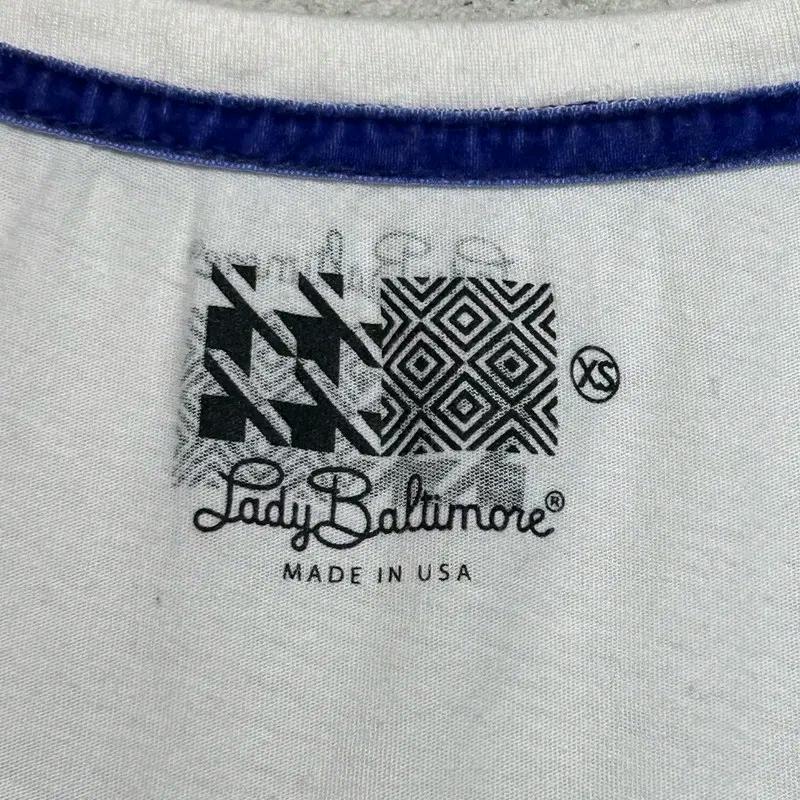 Lady Baltimore 빈티지 반팔티 화이트 XS 7