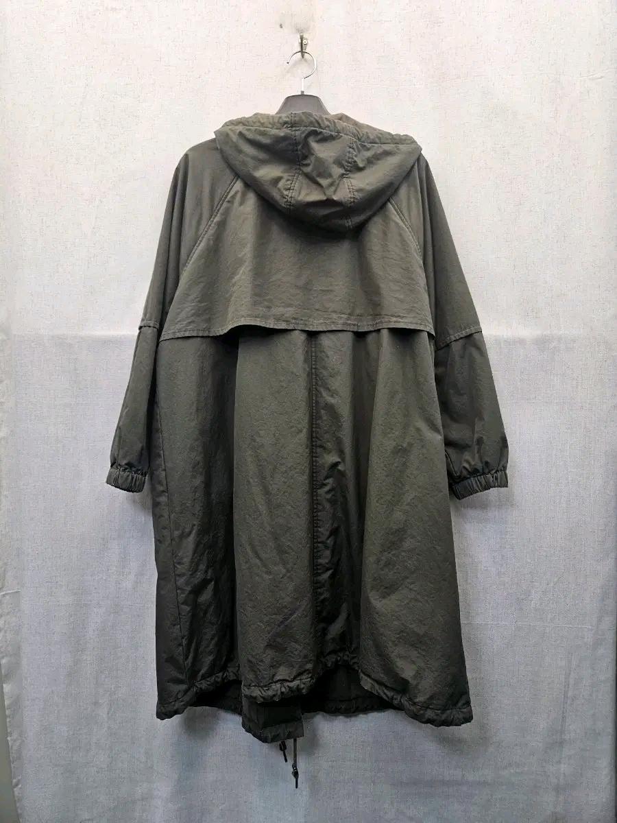 COS  카키색 코트 후드 야상.522 3