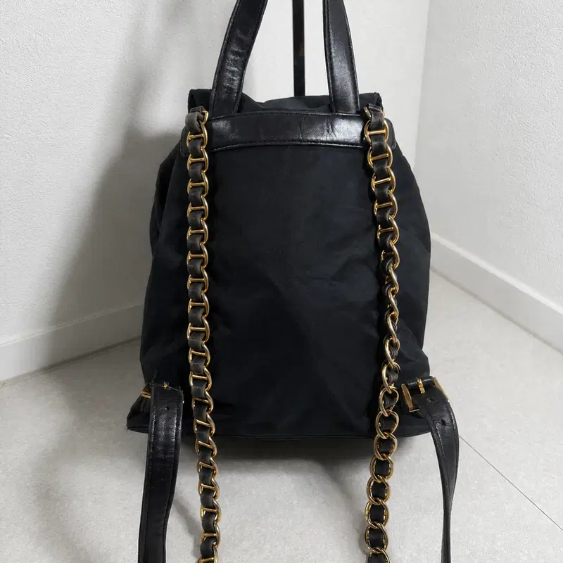(PRADA 정품) 프라다 네이비 나일론 백팩 4