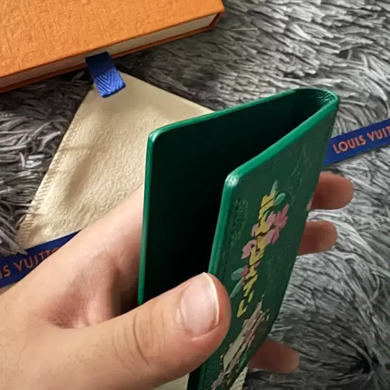 루이비통 포켓 오거나이저 카드지갑 그린 5