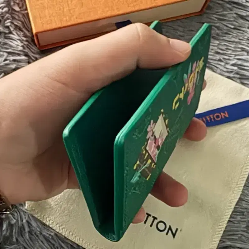 루이비통 포켓 오거나이저 카드지갑 그린 6