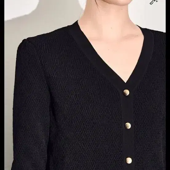 타임 엠보 가디건 아이보리 프리 9